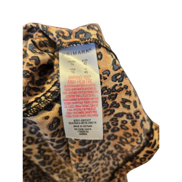Primark cheetah print mini skirt, size 10 - Picture 5 of 5